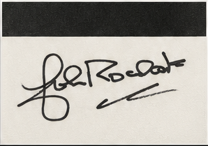 Original John Rowlands signature detail