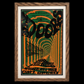 The Doors Jim Salzer framed concert poster centered on black