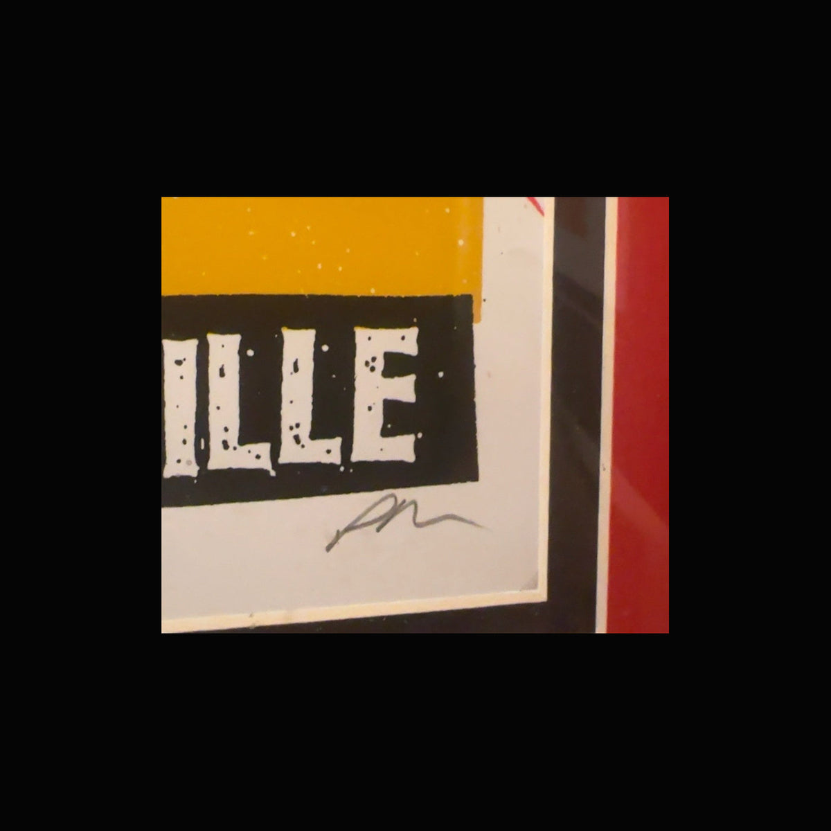 Original artist signature