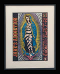 Jane's Addiction original framed poster centered on black without wall edges