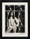 Janis Joplin San Francisco 1967 by Baron Wolman in black gallery frame