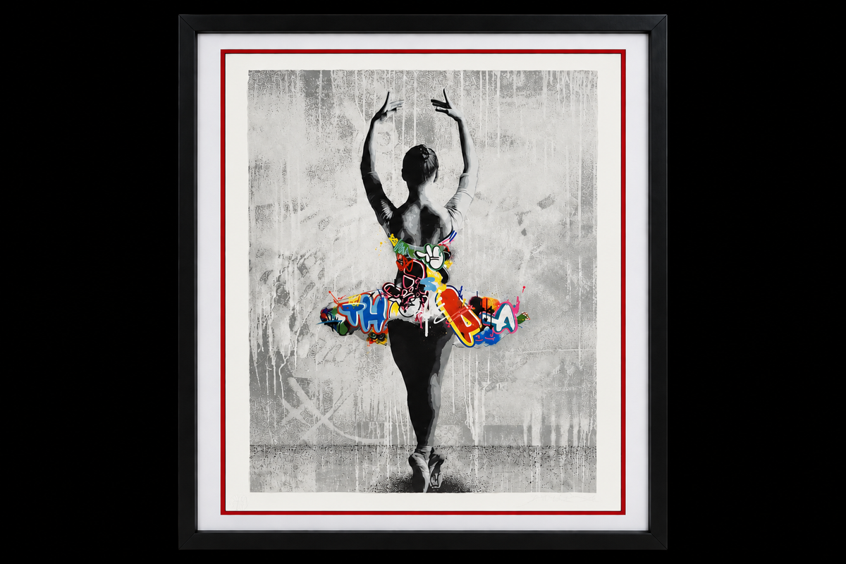 Poise framed print, centered gallery view
